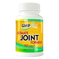 GMP Vitas Ultimate Extra Strength Glucosamine Chondroitin MSM HCI 1400mg per Serving, for Advanced Relief-Mobility Health Supplement for Pain, Aches, Soreness&Inflammation-150 Count Tablet
