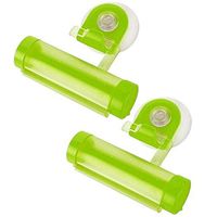 Kicode 2 Pack Plastic Rolling Tube Squeezer Useful Toothpaste Squeezer and Hanger Gadget