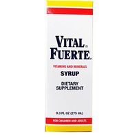 Vital Fuerte Dietary Supplement Syrup 9.3 oz - Suplemento Nutricional Jarabe (Pack of 9)