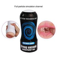 3D Póckět Pǔsšÿ Lifelike Bottle Sleeve Cup Toy with Realistic Channels for Male Adult Hands Free Pleasure Small Silicone Do-lls