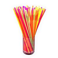 100 Party Flex Bend 17 inch Long Plastic Neon Straws Shakes Smoothie - Direct to You from Our USA Warehouse - Mymicco Item 17321