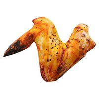 Travel Pillow Office Napping Pillow Fun 3D Simulation Baked Chicken Wings Sponge Support Headrest for Office Home Party Creative Props Adornment
