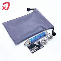 XEARS- PIPE Mini Pipe zinc Alloy Jamaican Style, This is a Very Good Gift (Drawstring Pocket Style Blue)