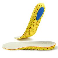 GrmeisLemc Unisex Shockproof Insoles Non-Slip Soft EVA Sweat-Absorbent Shoe Pads Deodorant Running Sport Foot Cushions - Random 45-46