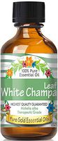 Pure Gold White Champa Leaf Essential Oil, 100% Natural & Undiluted, 60ml