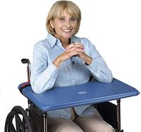 Skil-Care Softop Wheelchair Tray, 20"-22", Vinyl (Blue)
