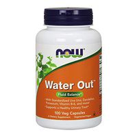 NOW Supplements, Water Out With Standardized Uva Ursi, Dandelion, Potassium and Vitamin B-6, 100 Veg Capsules