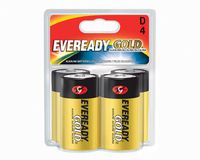 Eveready Gold Alkaline Batteries D, 4-Count (Pack of 2)