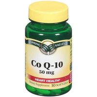 Spring Valley - Co Q-10 50 mg, Coenzyme Q10, CoQ10, 30 Softgels