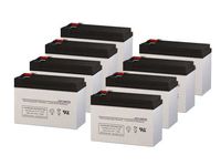 Liebert GXT-3000RT-120B UPS Replacement Batteries - Set of 8