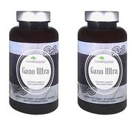Aloha Medicinals – Gano Ultra - Certified Organic Mushrooms – Red Reishi, Ganoderma Lucidum, Applanatum, Tsugae – Health Supplement – Supports Immune System – Anti-Inflammatory –90 Capsules (2 Pack)