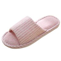 Emimarol Ultra Soft Spa Slippers for Women Cozy, Fuzzy Terry Bathroom, House and Shower Shoes Pink