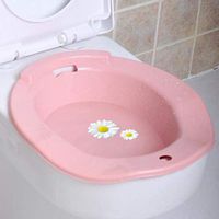 GXLO Portable Bidet and Sitz Bath for Hygienic Personal Care for Home Or Holidays for Men and Women,Pink
