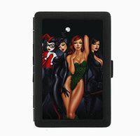Sirens Sexy Super Villains Comic Book Black Cigarette Case Holder Wallet RFID-blocking
