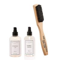 The Laundress 8-Ounce Fabric Fresh, 8-Ounce Stiffen Up with Stain Brush