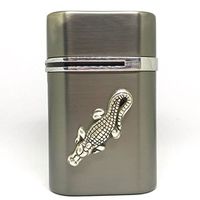 Alligator Vector Thundra Desktop Lighter Triple Torch Cigar Lighter – Cigar Cutters by Jim