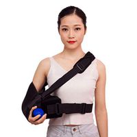 LLDY Orthopedic Guys Shoulder Abduction Sling Pain Relief Arm Pillow for Rotator Cuff, Sublexion, Surgery, Dislocated, Broken Arm - Brace Includes Pocket Strap, Stress Ball,Right