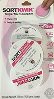 Sortkwik Fingertip Moisteners - 3 Pack
