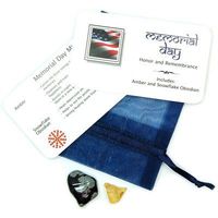 Tumbled Memorial Day Mix - 2 Piece Set w/Pouch