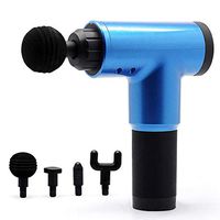 Massage Gun, Cordless Rechargeable Deep Tissue Massager Portable Massage Device Massage Body with 4 Massage Head