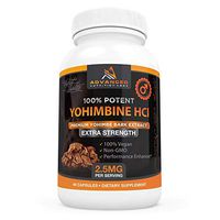 Advanced Nutrition Labs Yohimbine HCl, 90 Capsules, Yohimbe Bark Extract