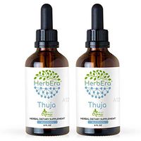 Thuja A120(2pcs) Alcohol Herbal Extract Tincture, Super-Concentrated Wildcrafted Thuja (Thuja plicata) (2x4 fl oz)