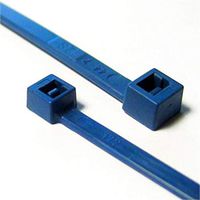 4" Kable Kontrol Metal Detectable Nylon Cable Ties, 100 pcs/Pack (18lb TESTED, 4" Long)