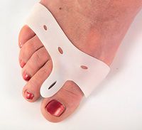 Deluxe Bunion Pad & Toe Spacer - 2 Pieces - Soft Gel Toe Separators for Active People - Pain Relief for Bunions & Tailor's Bunions - Heavy Duty Bunion Corrector One Size Fits All