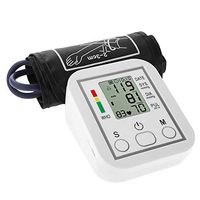 Decdeal Blood Pressure Monitor Portable Household Arm Band Type Sphygmomanometer LCD Display Accurate Measurement