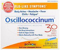 Boiron Oscillococcinum for Flu-like Symptoms Pellets, 30 Count/0.04 Oz each - Pack of 2