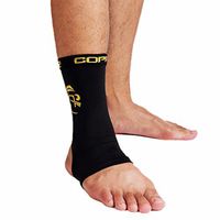 CFR Compression Ankle Sleeve Arch Support Brace Copper Infused Socks for Plantar Fasciitis Injury Recovery - Left，L UPS Post