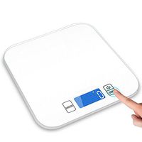 Bluetooth Smart Digital Bathroom Body Fat Composition Scale Monitor with Body Weight, BMI, Body Fat, Water, Skeletal Muscle, Bone Mass, Protein, Calorie and Body Age,White