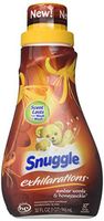 Snuggle Exhilarations Liquid Fabric Softener, Amber Woods & Honeysuckle, 32 Fluid Ounces, 37 Loads (Pack of 2)