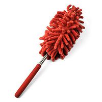 Gosear Dusters, Cleaning Dusters Extendable Removable Electrostatic Adsorption Cleaning Dusters Dusting Brushes for Home Office Car Desk Computer Red