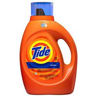 Tide Original Scent HE Turbo Clean Liquid Laundry Detergent, 64 loads, 100 fl oz (Packaging May Vary)