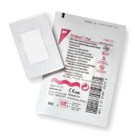Sammons Presron Adhesive Dressing 3M Medipore Soft Cloth 6 X 6 Inch Rectangle White (25 Per Box)
