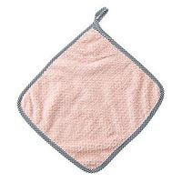 Justew Coral Fleece Cleaning Cloth Absorbent Dish Towels Kitchen Washing Dishcloths Cleaning Cloths Nude
