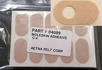 Corn Moleskin Podiatry Adhesive Pads 100/BAG