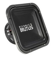 Hifonics BRZ12SQD4 Brutus Dual Square Subwoofer, 4-Ohm 600-Watt 12-Inch