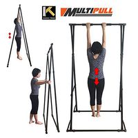 KT Folding Stand Frame for Users Less Than 6ft - The Most Effective and Easy to use Lower Back Stretcher Device. Safe, Strong, Versatile, Height Adjustable and Durable Back Decompression Machine