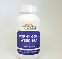 Horny Goat Weed Extract 10:1 Capsules (120 Capsules 500mg Each) with Free Shipping
