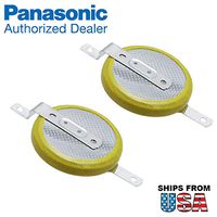 2X Panasonic CR-2032/F2N 3V Lithium Coin Battery SMD (SMT) Tabs for PC CMOS RTC IBM ThinkPad A20m A20p A21 A21e A21m A21p A22 A22e A22m A22p A23 A30 Series, A30p Series