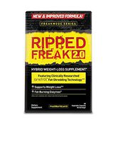 PHARMAFREAK Ripped Freak 2.0-60ct - Hybrid Weight Loss Supplement - SINETROL - Supports Weight Loss - Fat Burning Enzymes - Fat Shredding Technology