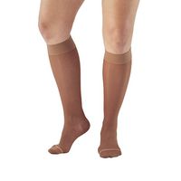 Ames Walker AW Style 16 Sheer Support 15 20mmHg CT Knee High Stockings Taupe XL