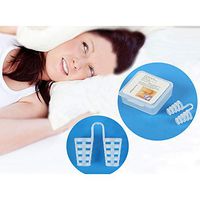 Snoring Device Silica Gel Mini Treatment Snoring Anti-Snoring Sleep Stop Nose Clipper Night Sleep Tool Better and Healthier Sleep Quality (Three).