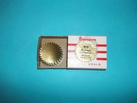 Dennison No. 32-320 45 Gummed Notarial Seals Approx. 1 1/4" Dia.