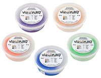 Val-u-Putty Exercise Putty - Peach, Orange, Lime, Blueberry, Plum - 4 oz Each - Bundle