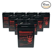 6V 4.5Ah PS-640, PS640F1, UB645 Replacement SLA Battery by Neptune NT645 NEW! - 10 Pack