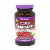 BlueBonnet Super Fruit Cranberry Supplement, 120 Count, White