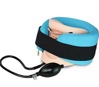 WAOBE Cervical Traction Home Cervical Spine Neck Tension Treatment Cervical Spondylosis Cervical Care Medical, Blue